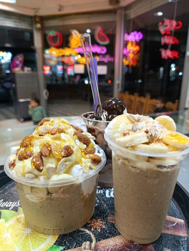 عکس آبمیوه و بستنی مثبت