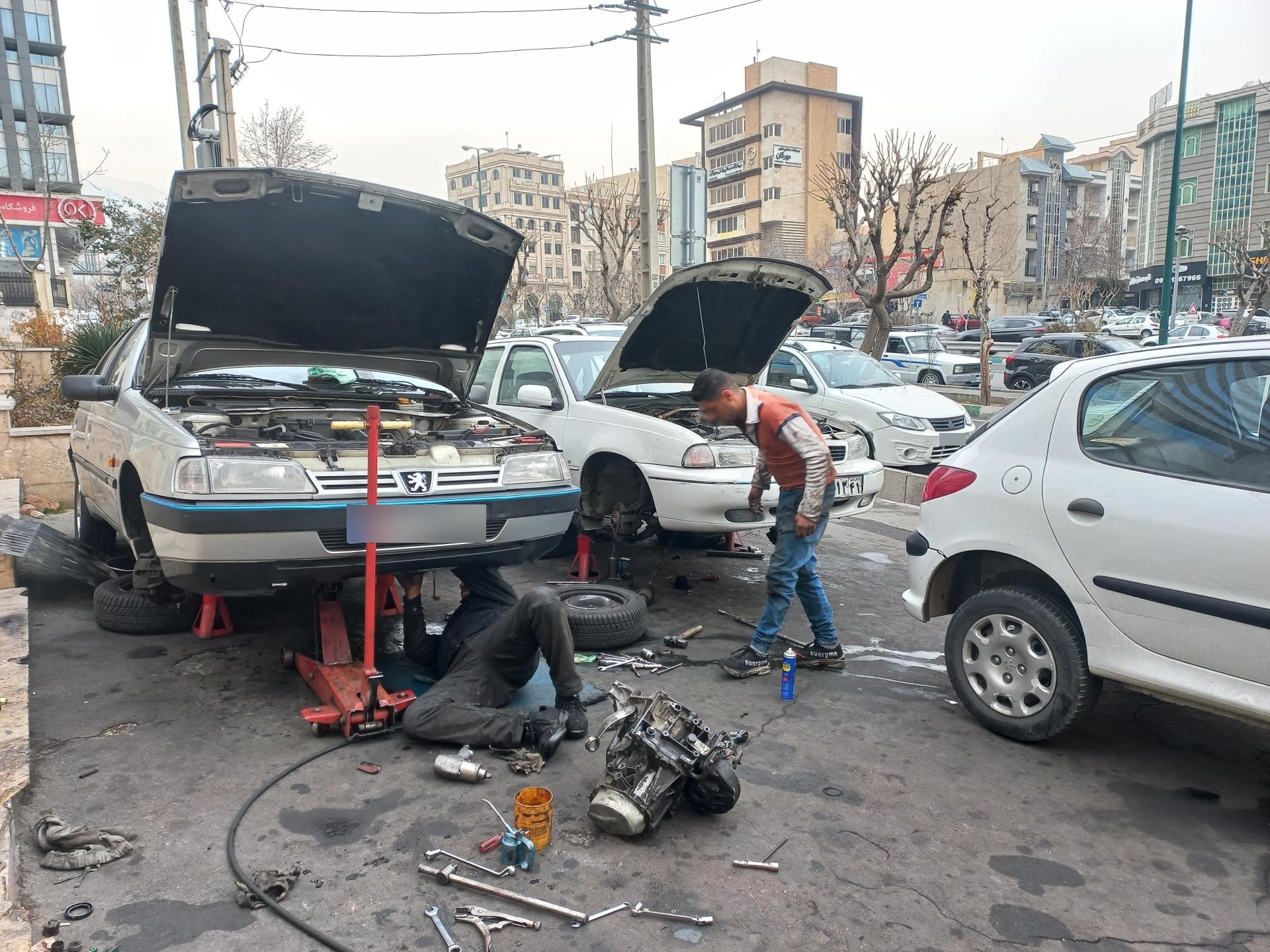 عکس تعویض روغن پونک