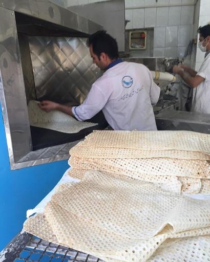 عکس نانوایی لواش