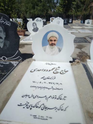 عکس مزار حجت الاسلام محمود واحدی