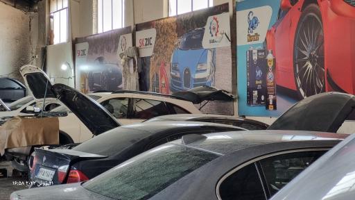 عکس تعمیرگاه بنز و بی ام و  بابایی