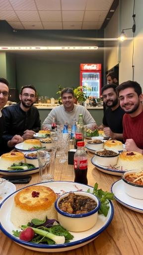 عکس غذاخوری باهم (بی‌سان سابق)