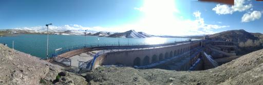 عکس دریاچه سد فریمان