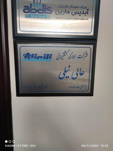 عکس کشتیرانی عالی نیلی