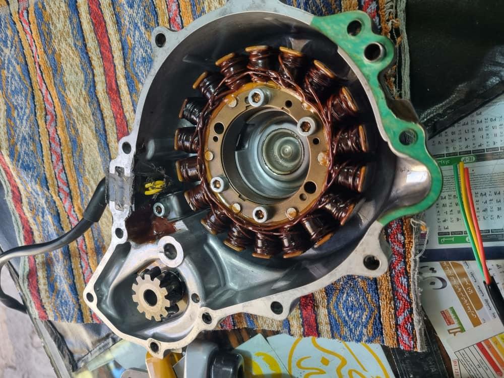 عکس لوازم یدکی موتور سیکلت مسلم