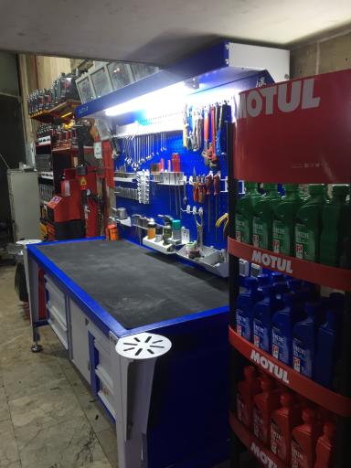 عکس تعمیرگاه موتور سیکلت عمو بهروز 