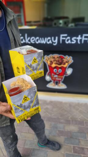 عکس فست فود سیب چیز