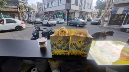 عکس فست فود سیب چیز