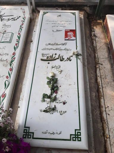 عکس مزار نادر طالب زاده
