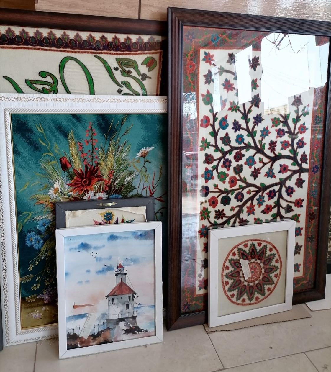 عکس شیشه بری و قاب سازی خیام