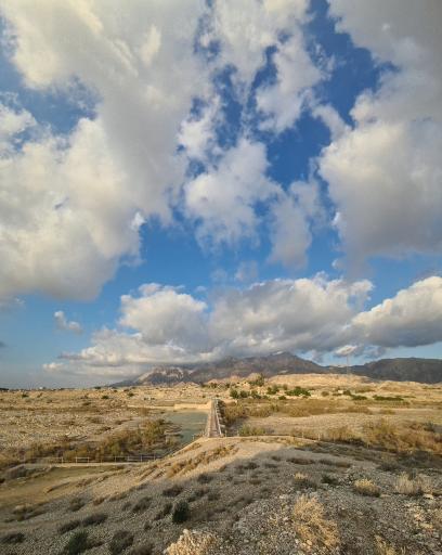 عکس سد انحرافی رودخانه باهوش اهرم