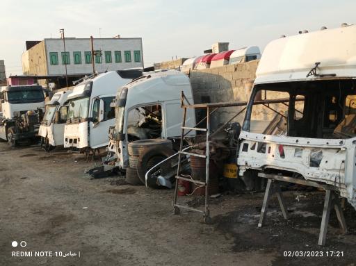 عکس نقاشی ورنگ کاری کامیون قائم