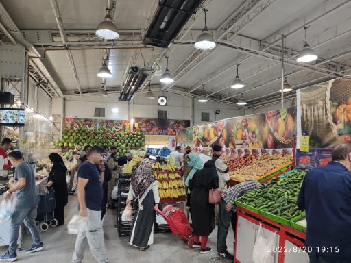 عکس بازار میوه و تره بار قیطریه