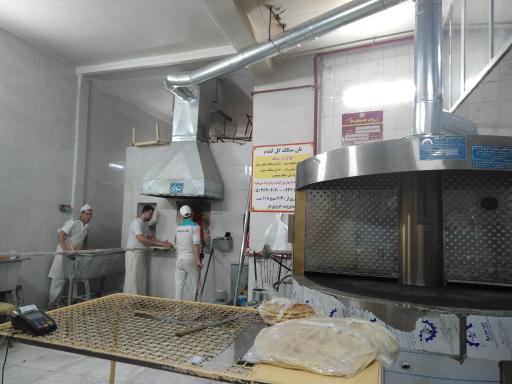 عکس نان سنگک گل گندم 