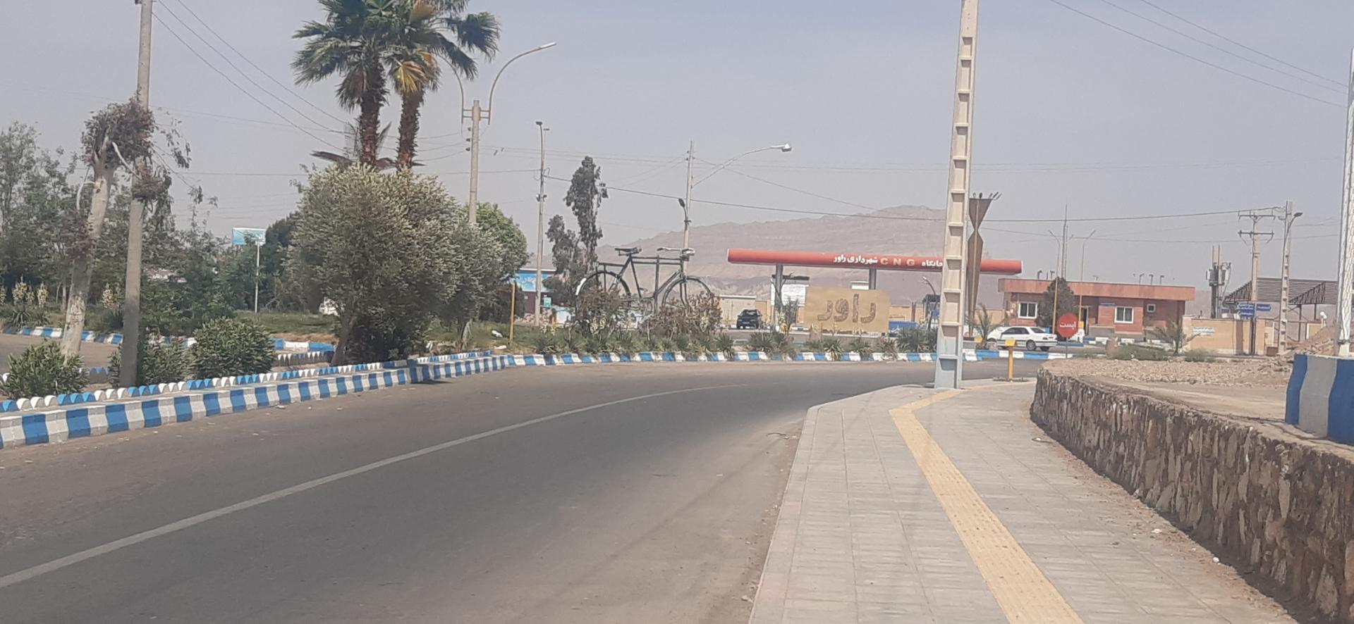 عکس پمپ گاز CNG شهرداری راور