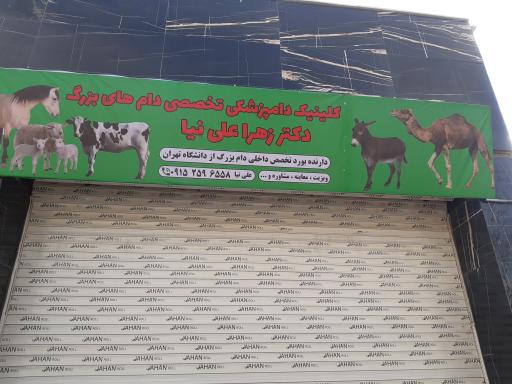 عکس کلینیک دامپزشکی و واکسن تخصصی دام های بزرگ دکتر زهرا علی نیا