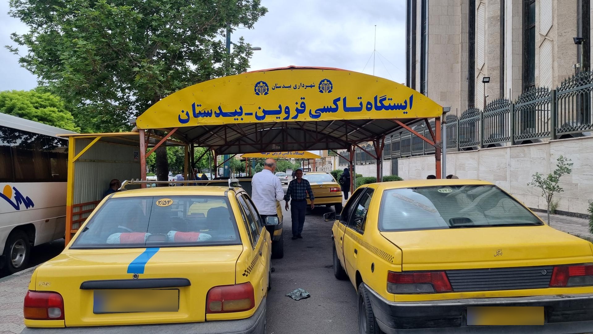 عکس ایستگاه تاکسی بیدستان