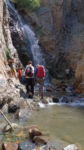 عکس آبشار دو قلو بوژان