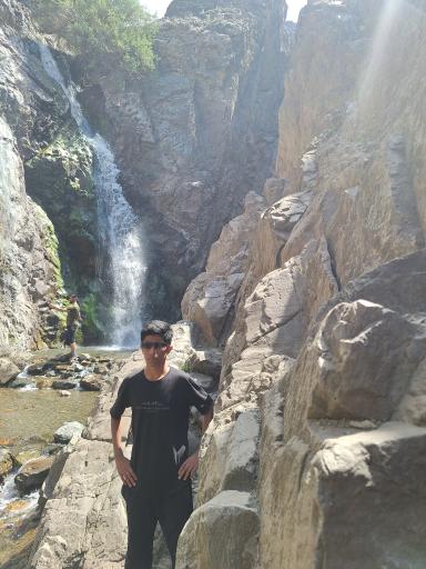 عکس آبشار دو قلو بوژان