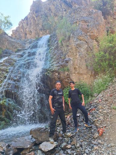 عکس آبشار دو قلو بوژان