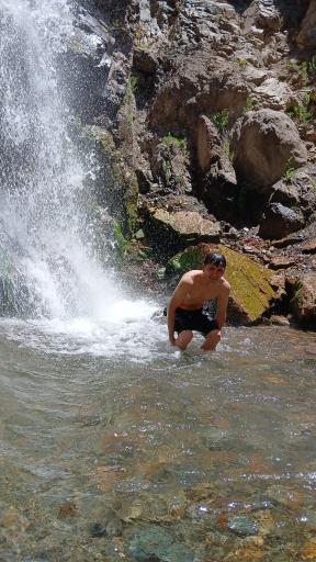 عکس آبشار دو قلو بوژان