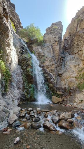 عکس آبشار دو قلو بوژان