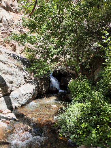 عکس آبشار دو قلو بوژان