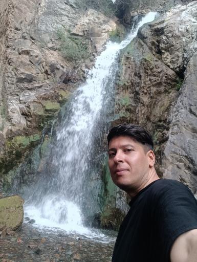 عکس آبشار دو قلو بوژان