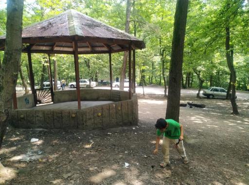 عکس ورودی پارک جنگلی و مرداب سراوان