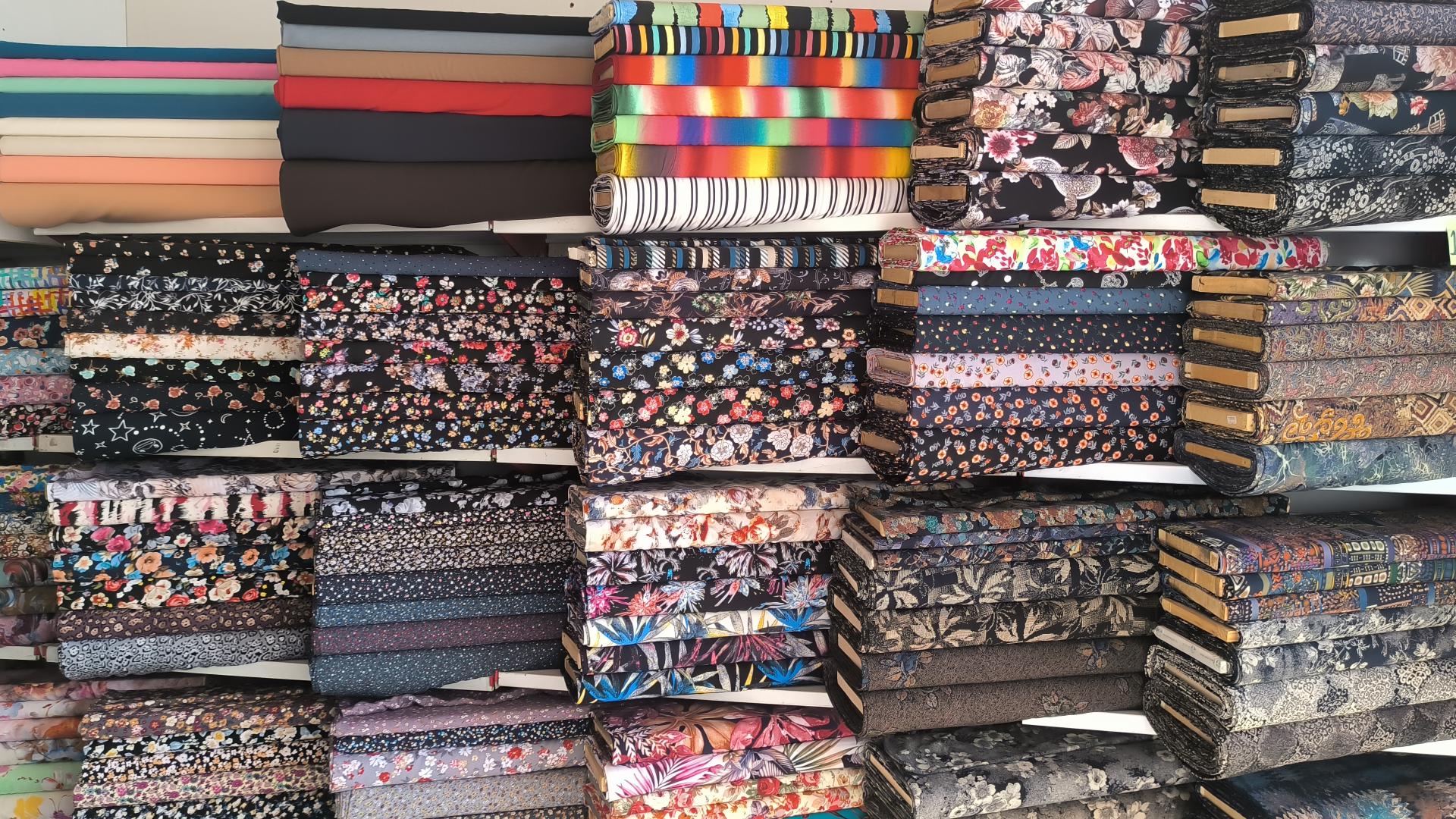 عکس پارچه فروشی نخکده