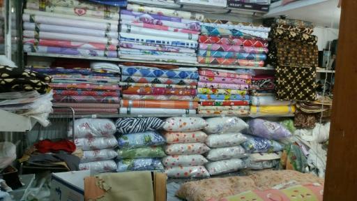 عکس لحافدوزی و پارچه سید