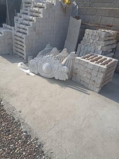 عکس سنگ فروشی و نمای رومی(فسنقری)