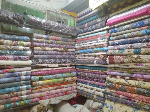 عکس لحافدوزی و پارچه سید