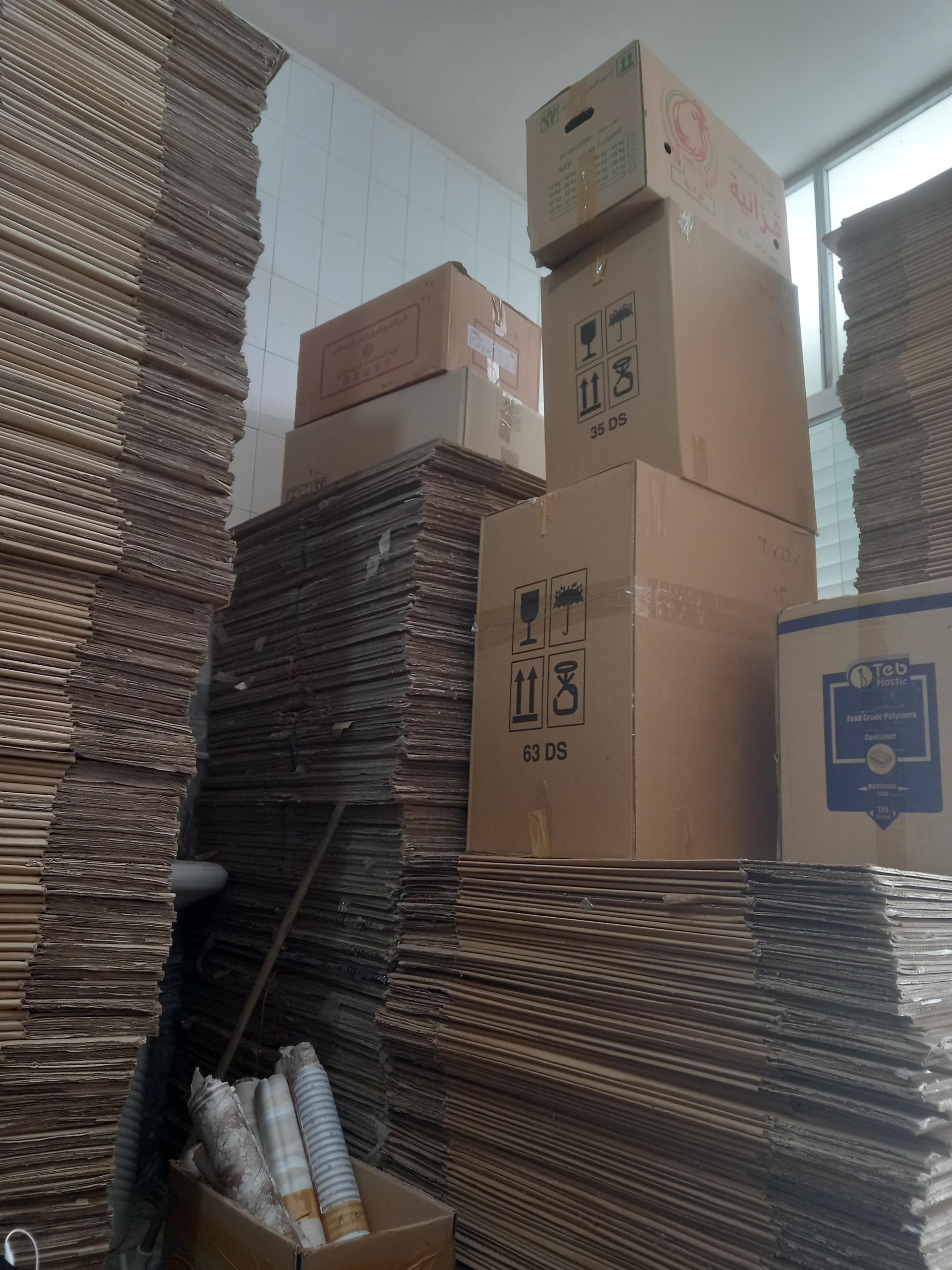 عکس کارتن و لوازم بسته بندی فلاح