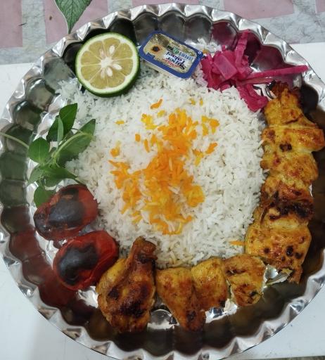 عکس غذای ایرانی زعفران