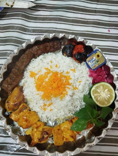 عکس غذای ایرانی زعفران