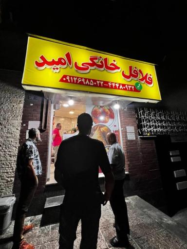 عکس فلافل خانگی امید