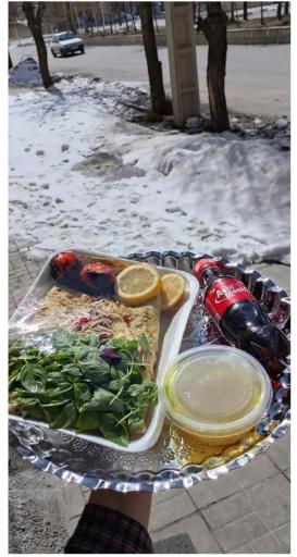 عکس صبحانه سرا و بریونی رفیعی