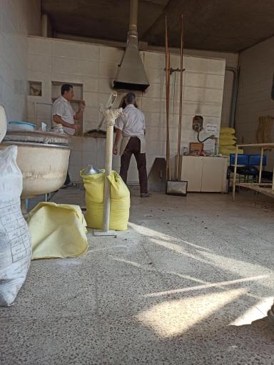 عکس سنگک پزی سنتی شهرام