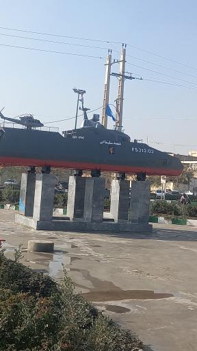 عکس تنديس كشتي شهيد سليماني