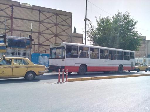 عکس ایستگاه اتوبوس شهید فتحی تخلیه