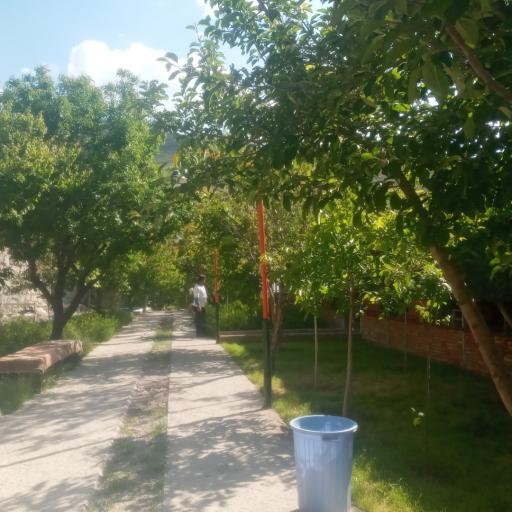 عکس سفره خانه و باغچه سنتی سلیمانی 