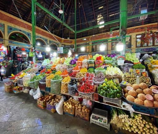 عکس بازار میوه و تره بار تجریش