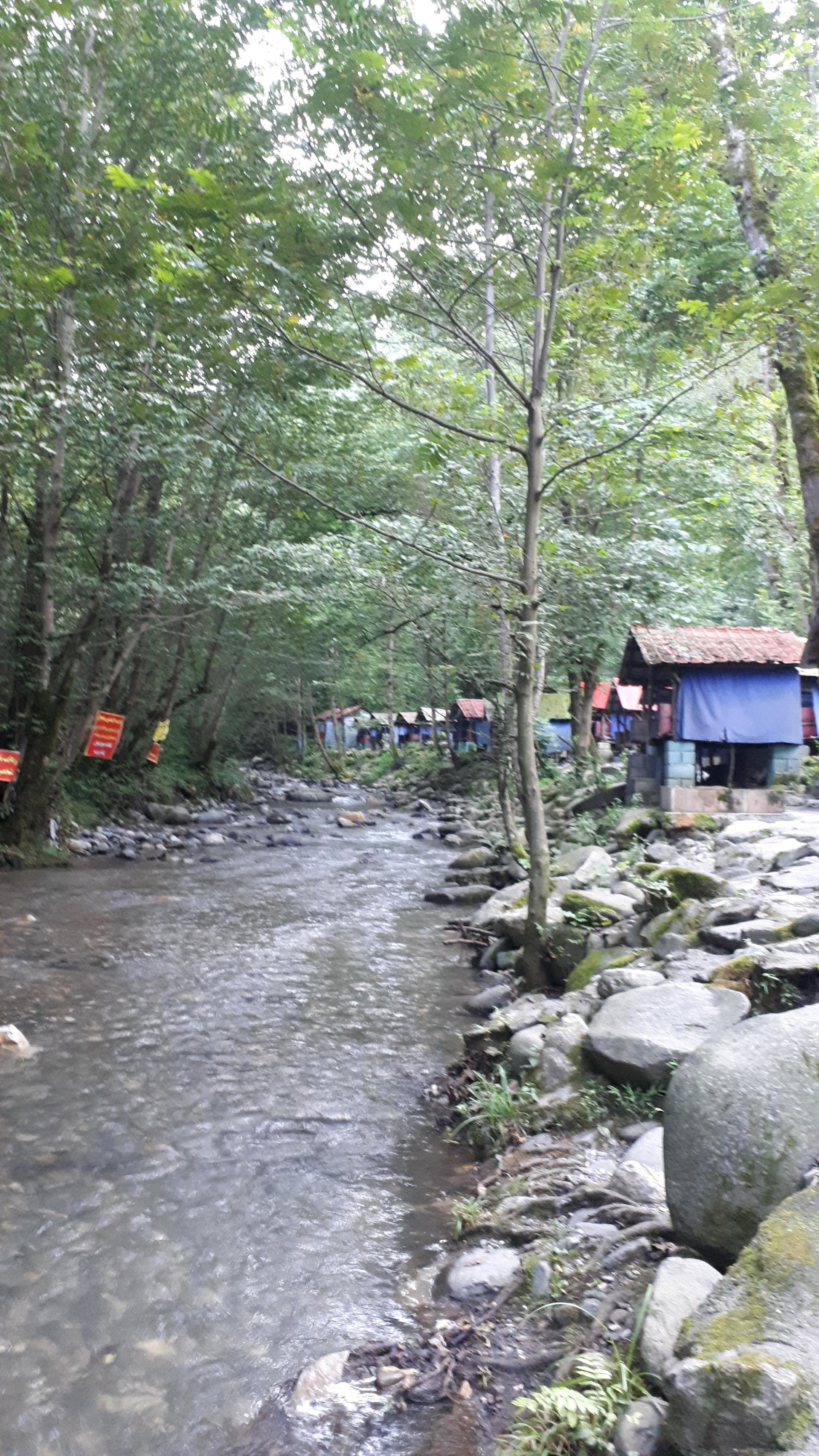 عکس رودخانه جاده سیاهکل دیلمان