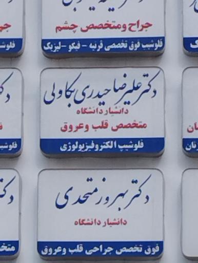 عکس دکتر علیرضا حیدری بکاولی متخصص قلب