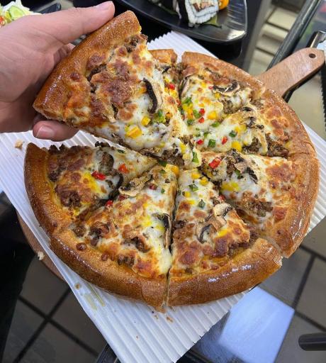 عکس پیتزا باران