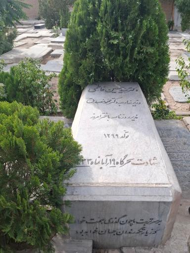 عکس مزار دکتر سید حسین فاطمی