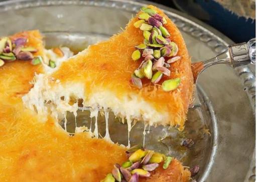 عکس باقلوا و کنافه داغ لذت سنتر تبریز