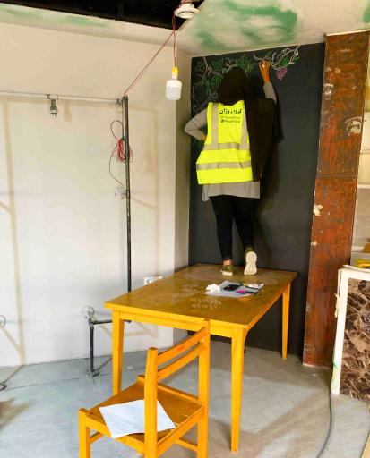 عکس رواق ژرف انیش (دفتر معماری و دکوراسیون روژان)