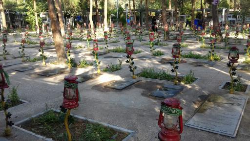 عکس قطعه 40 شهدای گمنام